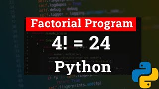 Python Tutorial for Beginners  Factorial part 1 [upl. by Annaik]