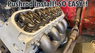 The EASIEST Way To Install LS Pushrods Rocker Arms [upl. by Dric]