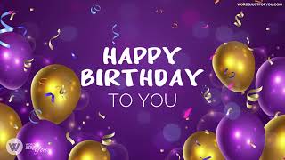 Animated Happy Birthday Gif with Sound Video for Whatsapp Facebook Twitter Instagram [upl. by God]