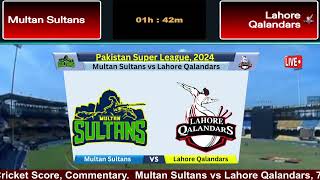 🔴Live PSL  MUL vs LAH Live 7th Match  Multan Sultans vs Lahore Qalandars Live Score cricketlive [upl. by Akirat]