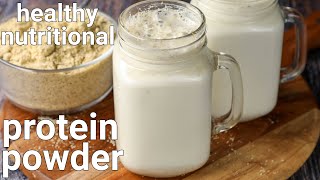 homemade weight loss protein powder in 10 minutes  protein shake recipes  healthy diet recipe [upl. by Lenora]