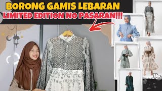 SHOPEE HAUL GAMIS LEBARAN MURCE LIMITED EDITION  DIJAMIN MODELNYA GAK PASARANNN [upl. by Rogerg182]