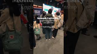 Engineering Internships amp Jobs Fair at Monash University structuralengineering internship [upl. by Esadnac]