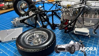 Build the 18 Scale Stirling Moss 1955 Mercedes W196R  Pack 5  Stages 1426 [upl. by Elonore43]