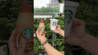 Packed Starbucks ki Coffee vs Fresh Starbucks ki Coffee  Konsi better hai  Starbucks Cold Coffee [upl. by Attiuqram]