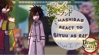 Hashiras react to Giyuu as Ray  WIP  🎀🍡 [upl. by Anahsit]