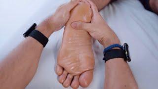 ASMR foot Reflexology Massage To Help You Sleep asmr [upl. by Yemerej]