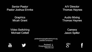 Portland Congregational Church Live Stream [upl. by Acinimod]