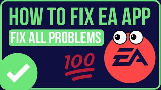 EA APP NOT LAUNCHING FIX 2024  How to Fix Ea Launcher Not Launching Games [upl. by Eelac]