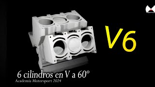 Motor V6 ✌️ 60° Orden de encendido Animación [upl. by Eidolem633]