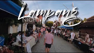 Thailand Night Market Lampang [upl. by Inaluiak]