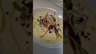 Vichyssoise de jamon barcelona food [upl. by Pliam]