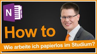 Wie arbeite ich papierlos im Studium OneNote [upl. by Atniuq]