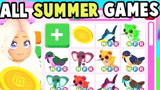 Getting Every Neon Summer Games Pet in Adopt Me [upl. by Ailam422]