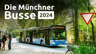 Die Münchner Busse bei der MVG 2024 [upl. by Gallard]