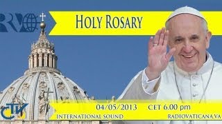 Holy Rosary with the Pope [upl. by Jonme]