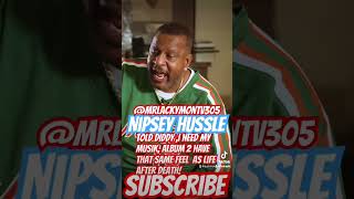 Nipsey Hussle told Diddy podcast clips diddy shorts genedeal nipseyhussle rap rapper [upl. by Ezaria88]