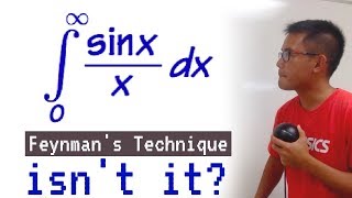 integral of sinxx from 0 to inf by Feynmans Technique [upl. by Giesecke662]