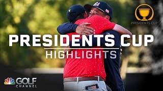 Presidents Cup Day 4 singles matches  EXTENDED HIGHLIGHTS  92924  Golf Channel [upl. by Hara977]