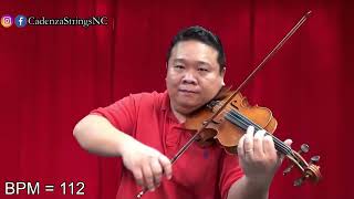 Concerto No 5 in D major 3rd Movement  Suzuki Violin Book 4 [upl. by Tips937]