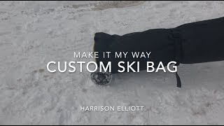 Making my soft ski bag WHEELIE good [upl. by Greg]