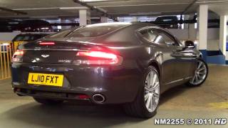 Aston Martin Rapide Exhaust Note  Full Acceleration and Revs [upl. by Irb560]