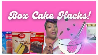 Box Cake Mix Tips And Tricks  Bake a perfectlyrisen moist decadent cake ✨🍰 ✨ [upl. by Miculek]