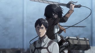 Mikasa Tries To Kill Bertholdt  Bertholdt transform  Eng Dub [upl. by Eeraj]