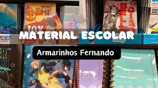 PARTE 5 MATERIAL ESCOLAR NO ARMARINHOS FERNANDO CADERNOS CADERNO INTELIGENTE  FICHARIO  AGENDA [upl. by Aehtorod862]