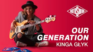 Kinga Głyk – Our Generation  Swing Bass 66 Nickel bass strings  Rotosound [upl. by Eniamret]