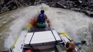 Sock it to me rapid Westwater Canyon 4000CFS [upl. by Onailimixam]