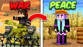 Minecraft but From WAR to PEACE… [upl. by Cumine]