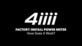 4iiii Factory Install Power Meter  How it works [upl. by Euqinommod582]