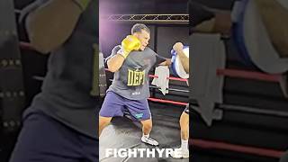 David Benavidez REACTS to Canelo BEATING Edgar Berlanga with “WHAT’S MY NAME” Gym Work Day After [upl. by Yriek]