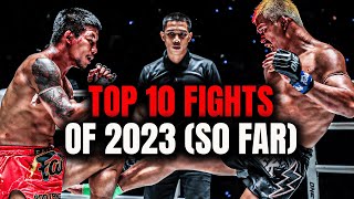 10 Most Explosive Brawls In 2023 🤩 Rodtang vs Superlek amp MORE [upl. by Jori]