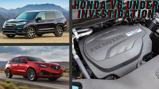 US Investigating 14M Honda And Acura Models After V6 Engine Failures [upl. by Osei]