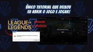 TUTORIAL QUE RESOLVE 100 O ERRO DA VANGUARD [upl. by Baillie912]