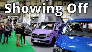 77 Visiting the Caravan Camping amp Motorhome Show 2023 [upl. by Garlaand477]