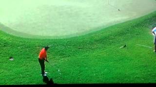 Tiger Woods chip in on the 16th at The Memorial Tournament  632012 HD [upl. by Root]