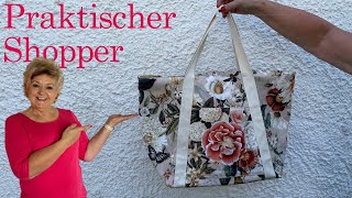 DIY Tasche mit Fächern und Reißverschluss Für Anfänger [upl. by Lesli]