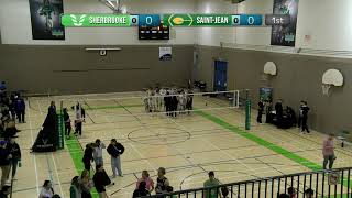 RSEQ Volleyball masculin 🏐 SaintJean  Sherbrooke 10182024 [upl. by Aihsekram365]