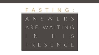 Fasting  Answers Are Waiting in His Presence  Jentezen Franklin [upl. by Marchall]