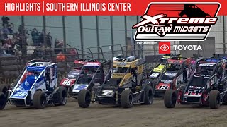 Xtreme Outlaw Midget Series  Southern Illinois Center  March 11 2023  HIGHLIGHTS [upl. by Arch]