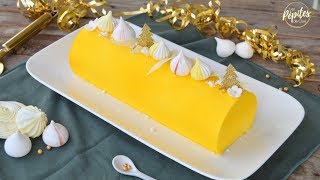 Bûche de Noël façon tarte au citron [upl. by Maitund]