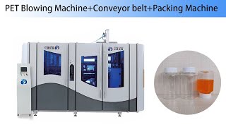 PET Blowing Machine of production linepet blowing machine  conveyor belt  packing machine [upl. by Maribel]