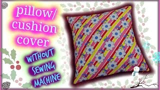 How to make envelope pillow cover  without sewing machine [upl. by Craggy915]