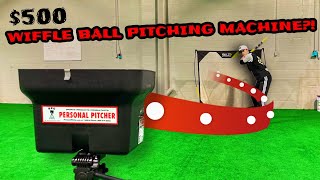 500 WIFFLE BALL PITCHING MACHINE  IS IT WORTH IT BCWB 2023 [upl. by Saidee]