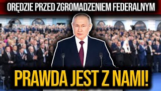 Przemówienie Władimira Putina przed Zgromadzeniem Federalnym po polsku [upl. by Signe163]