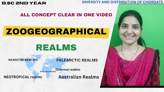 Zoogeographical Realms B Sc 2nd Year Zoologybsczoology zoogeographical Distribution of animals [upl. by Erwin]