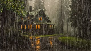 HEAVY RAIN at Night to Sleep Instantly  Study Relax Reduce Stress with Rain Sounds [upl. by Barger7]